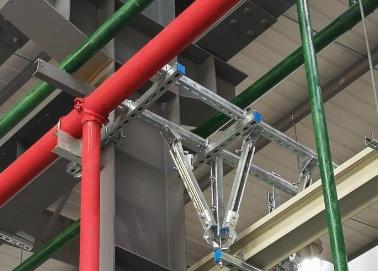 平定该抗震支架的整体式支吊架结构协调性好